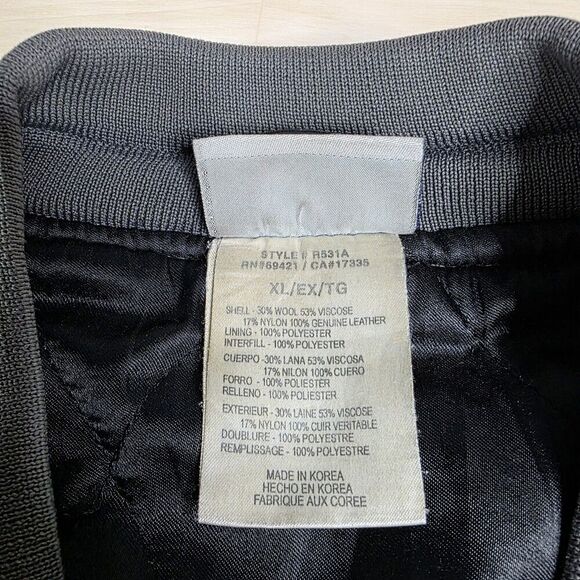 Vintage Reebok Superbowl XXXVI 36 2002 Wool Blend Varsity Letter Jacket Size XL - Picture 6 of 15